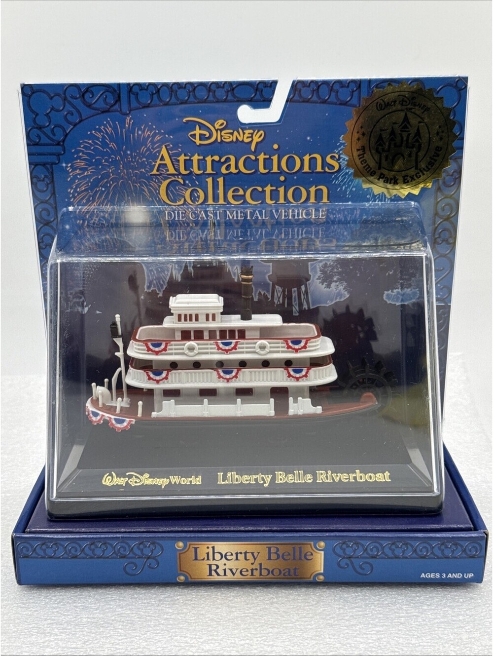 Disney Liberty Belle Riverboat Die-Cast Model Theme Park Attractions Collection